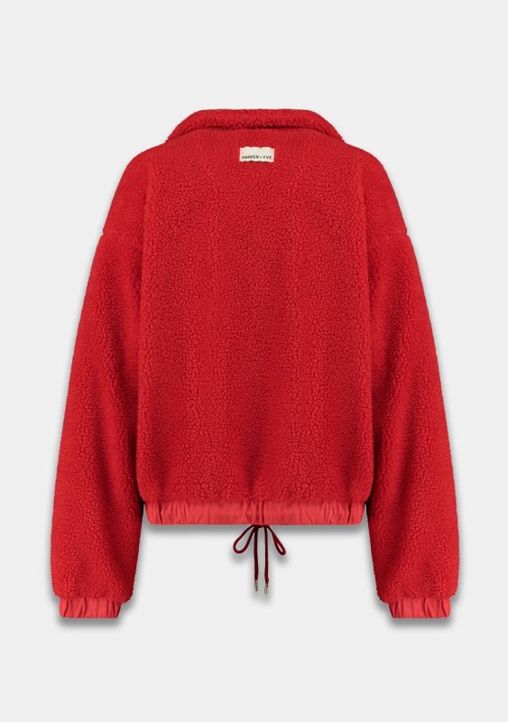 DAGMAR SWEATER POPPY RED | HARPER & YVE