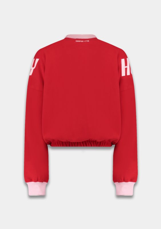 SWEATER HOW WE PARTY RED | HARPER & YVE