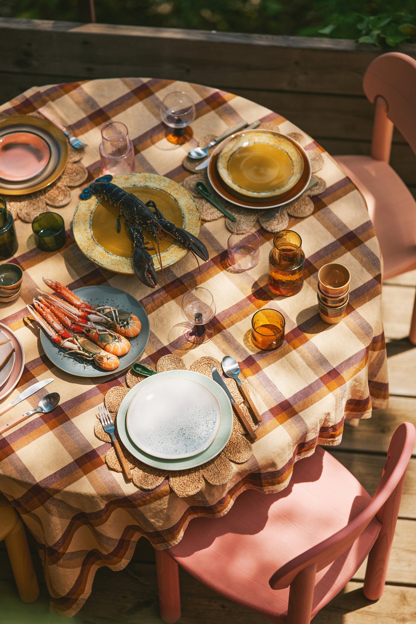 DINNER PLATE 70S PALMS | HK LIVING