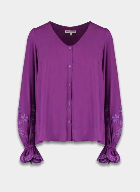 JAMY BLOUSE PURPLE | HARPER & YVE