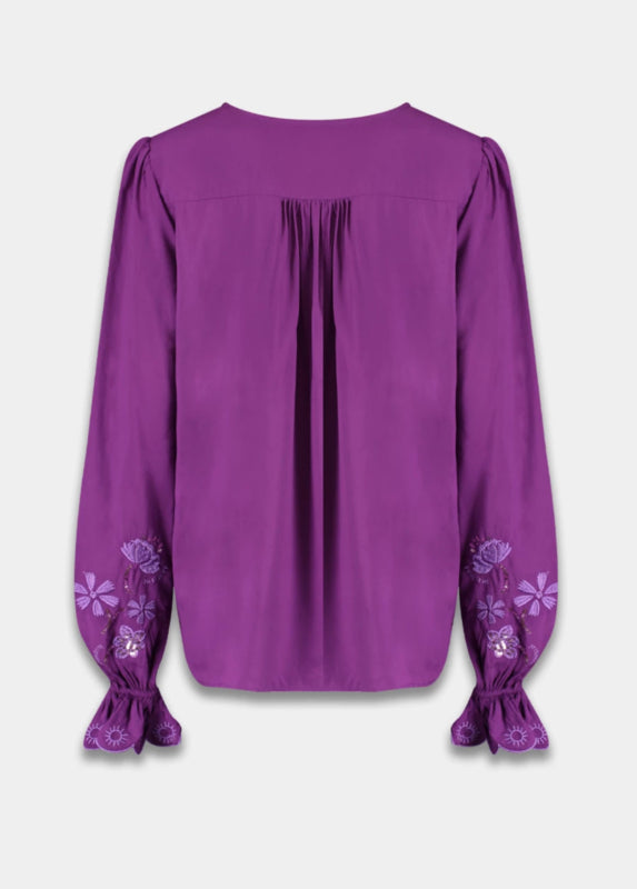 JAMY BLOUSE PURPLE | HARPER & YVE