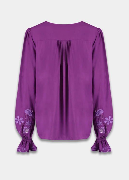 JAMY BLOUSE PURPLE | HARPER & YVE