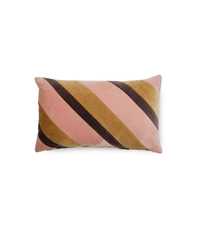 STRIPED VELVET KUSSEN SUNKISSED | HK LIVING