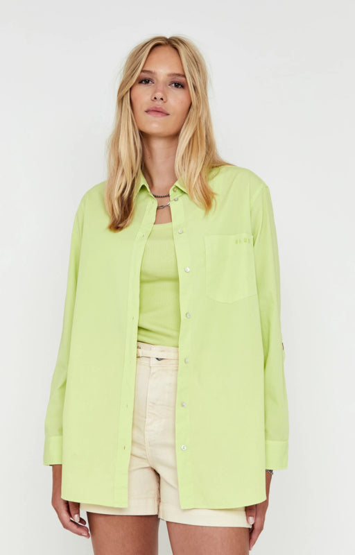 LAUREN BLOUSE POISON GREEN | ANNA BLUE