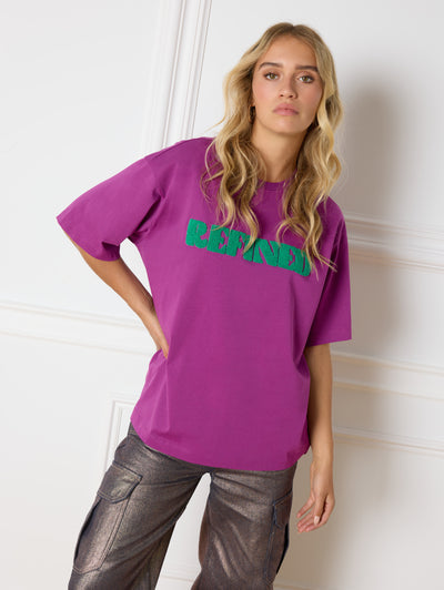 MAGGY T-SHIRT PURPLE | REFINED DEPARTMENT