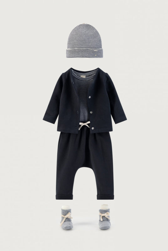 BABY CARDIGAN NEARLY BLACK | GRAY LABEL