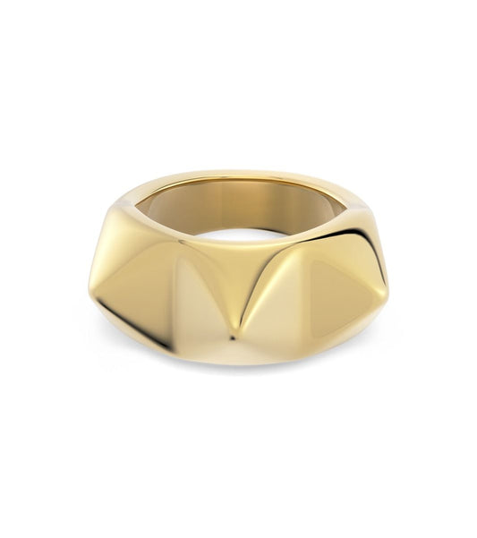 PEAK RIVIT RING GOLD | EDBLAD