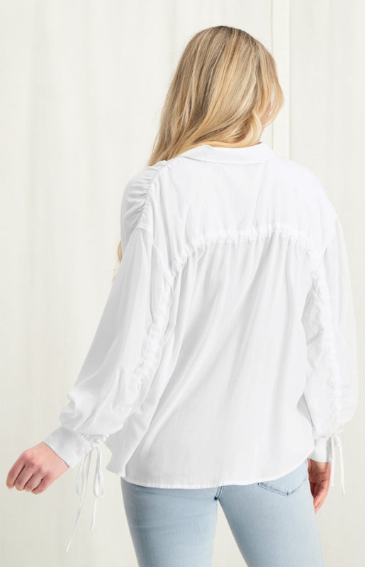 OVERSIZED BLOUSE MET POFMOUWEN | YAYA