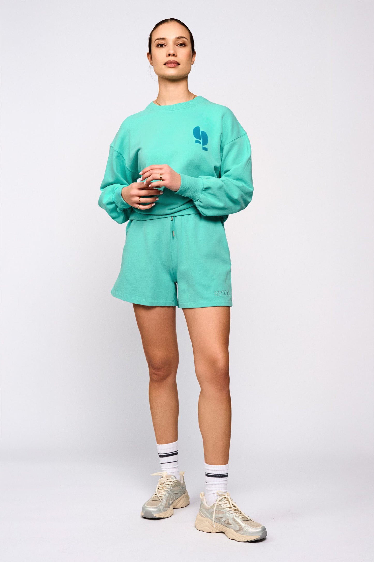 MISCHA SWEATER POOL BLUE | SPOOQ THE LABEL