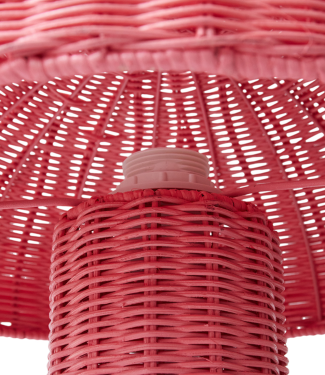 TAFELLAMP RATTAN BLUSH | HK LIVING