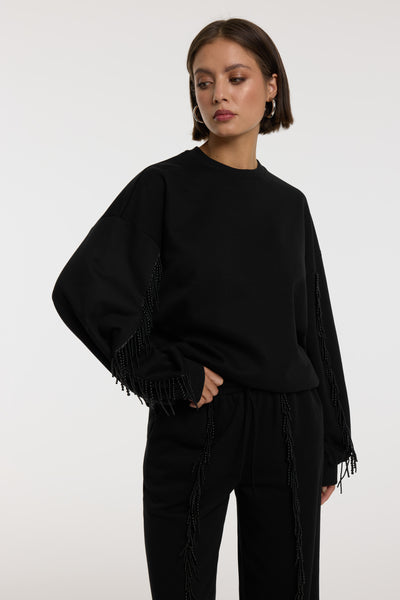 DANI SWEATER BLACK | REFINED DEPARTMENT