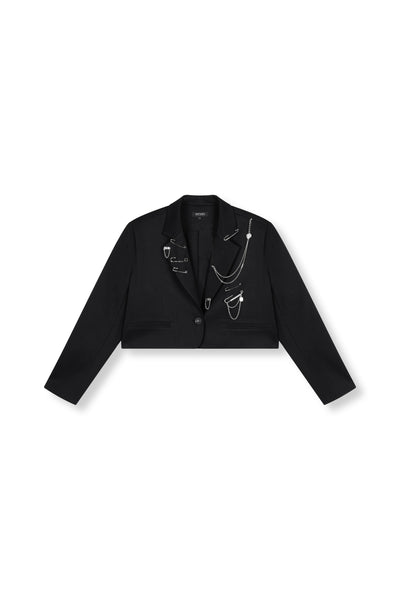 NIV BLAZER ZWART | REFINED DEPARTMENT