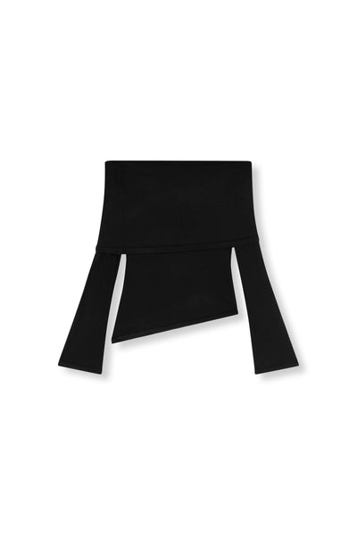 STEFANIA TOP ZWART | REFINED DEPARTMENT