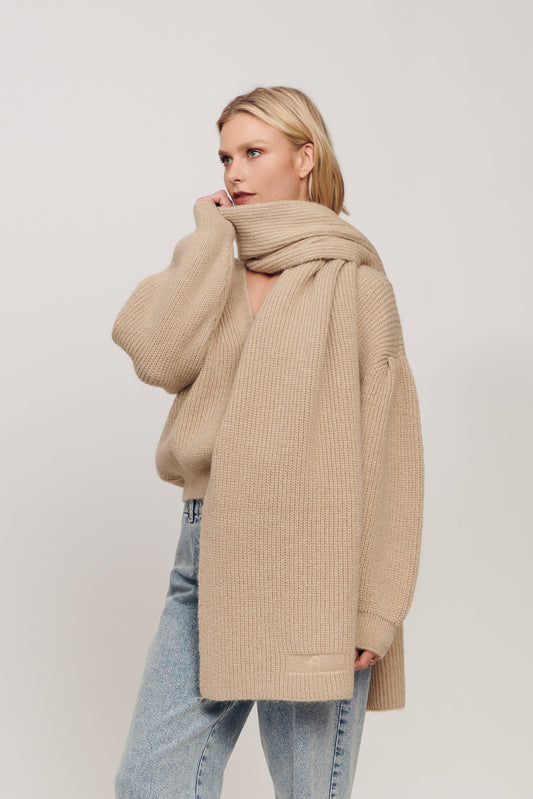 SCARF BEIGE | SPOOQ THE LABEL