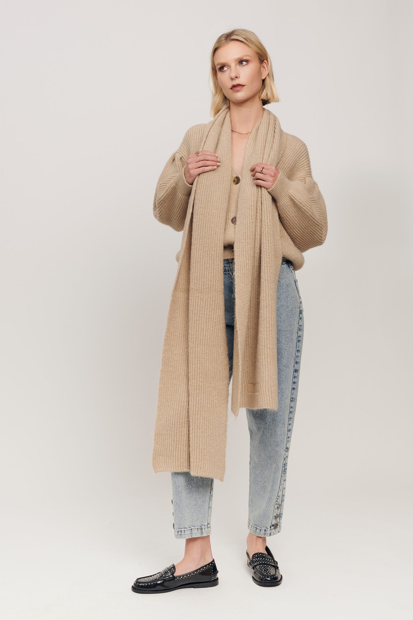 SCARF BEIGE | SPOOQ THE LABEL