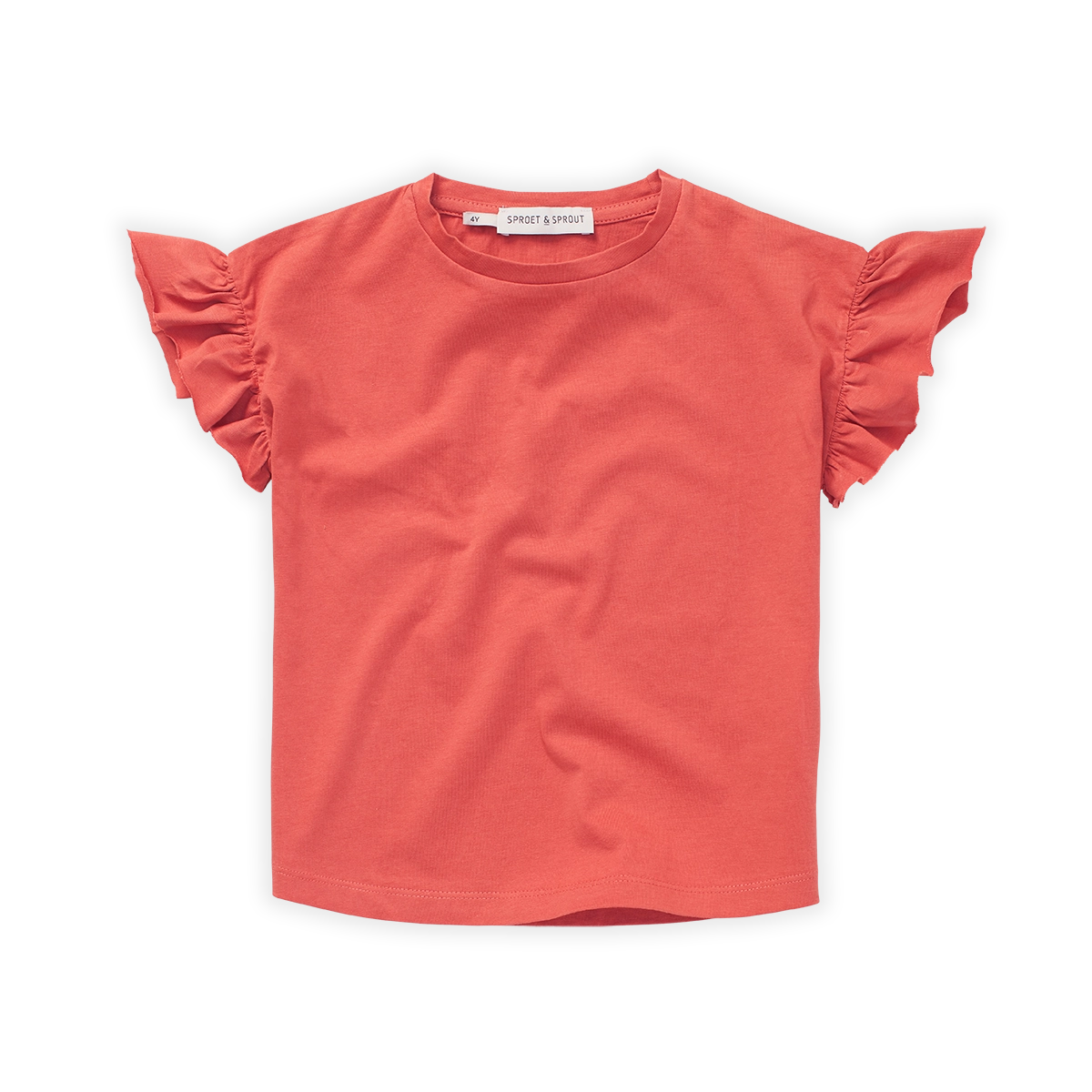 T-SHIRT GIRLS RUFFLE SLEEVE | SPROET & SPROUT