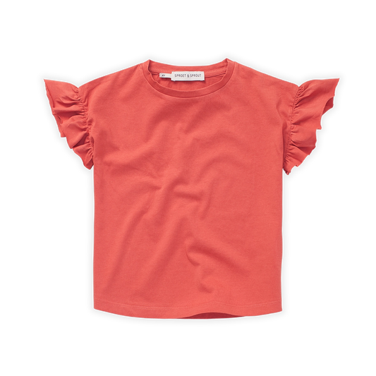 T-SHIRT GIRLS RUFFLE SLEEVE | SPROET & SPROUT