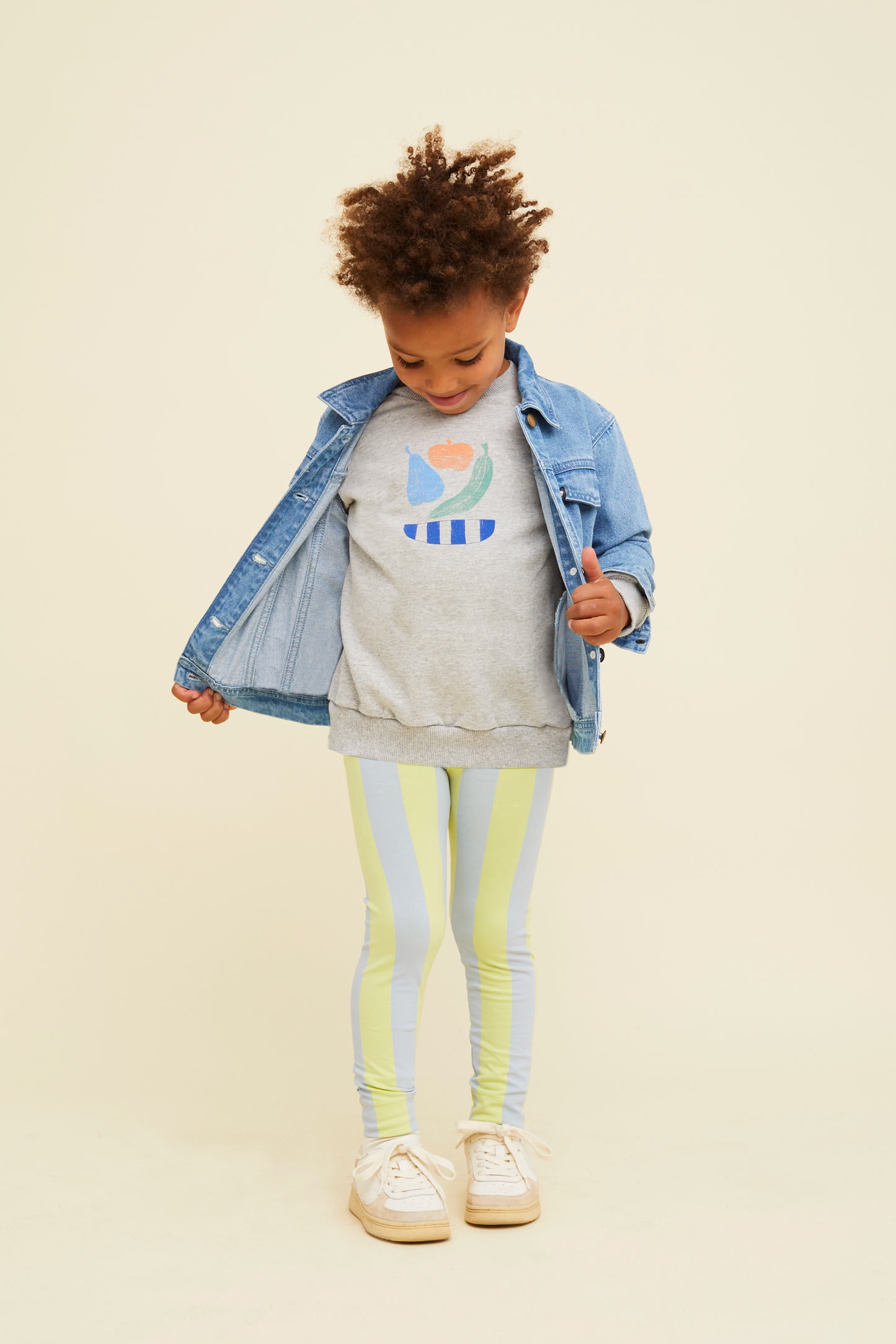 LEGGING BLOCK STRIPES CITRUS | SPROET & SPROUT