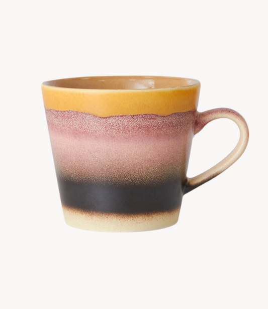 CAPPUCCINO MUG 70S SUNSET | HK LIVING