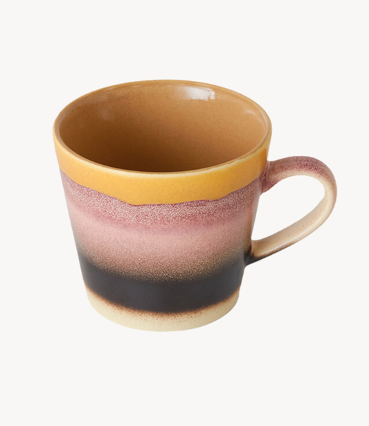 CAPPUCCINO MUG 70S SUNSET | HK LIVING