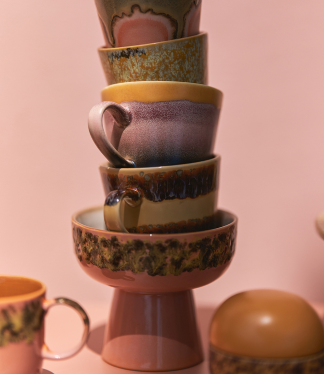 CAPPUCCINO MUG 70S SUNSET | HK LIVING