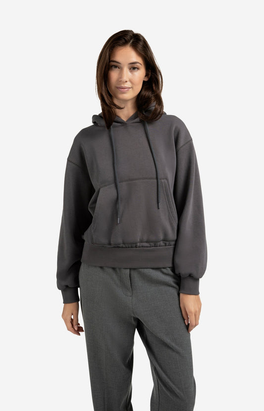 HOODIE MET GEPLOOIDE ZOOM | YAYA