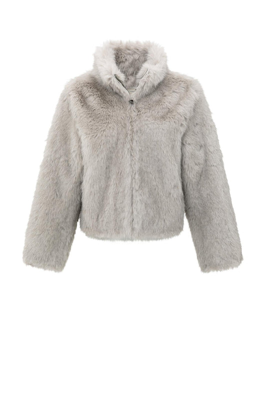 JAS FAUX FUR MET OPSTAANDE KRAAG | YAYA