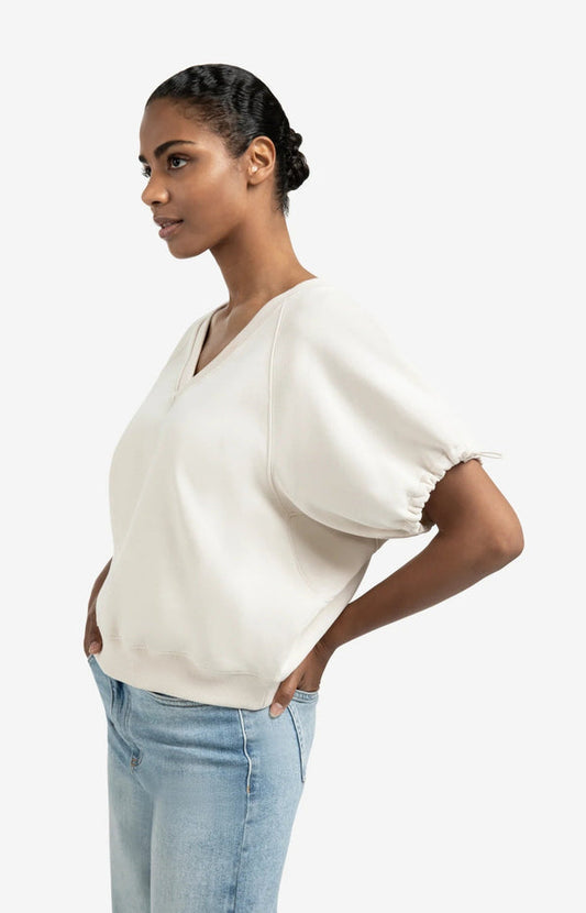 SWEATER MET V HALS EN KOORD DETAILS | YAYA