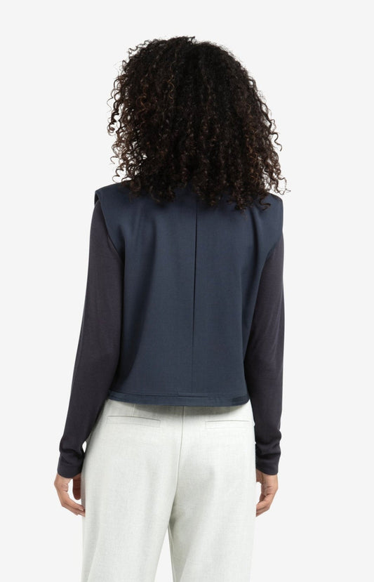 MOUWLOZE KORTE BLAZER BLUE | YAYA