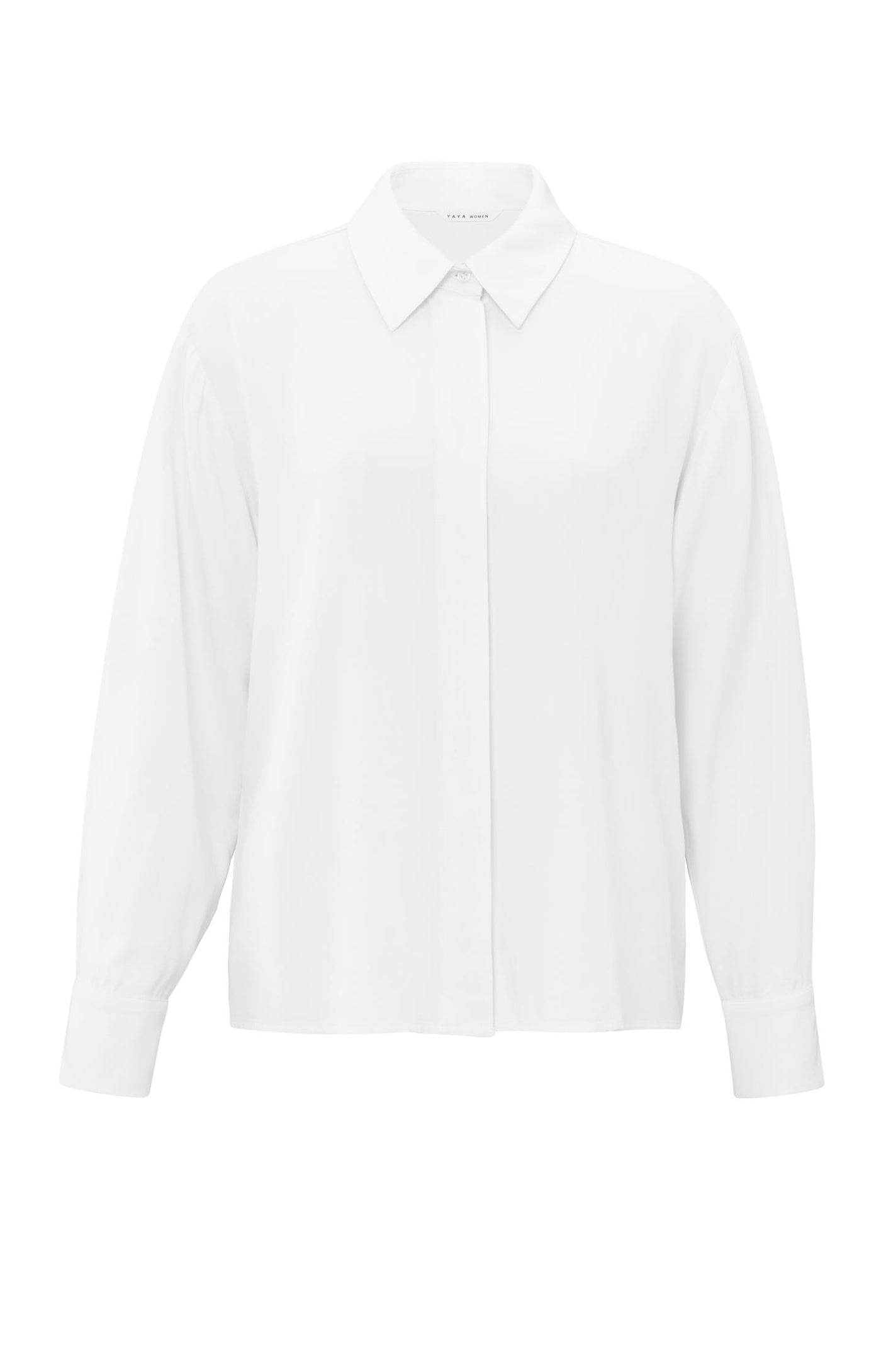 GEKROPTE BLOUSE OFF WHITE | YAYA