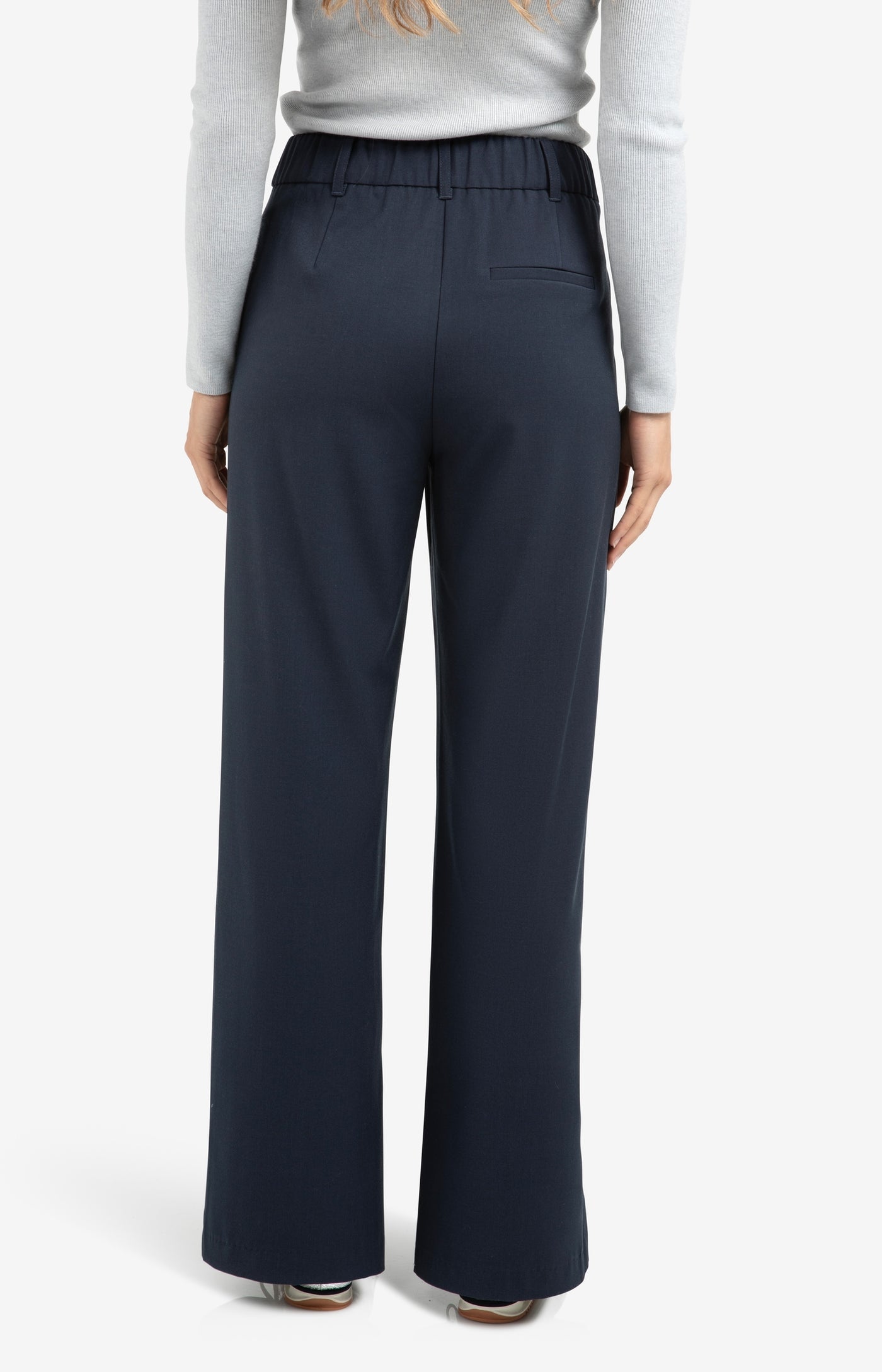 BROEK MET SIERPLOOIEN BLUE | YAYA