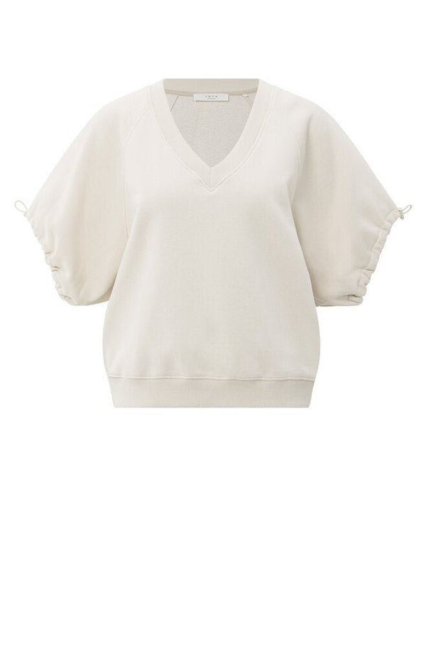 SWEATER MET V HALS EN KOORD DETAILS | YAYA